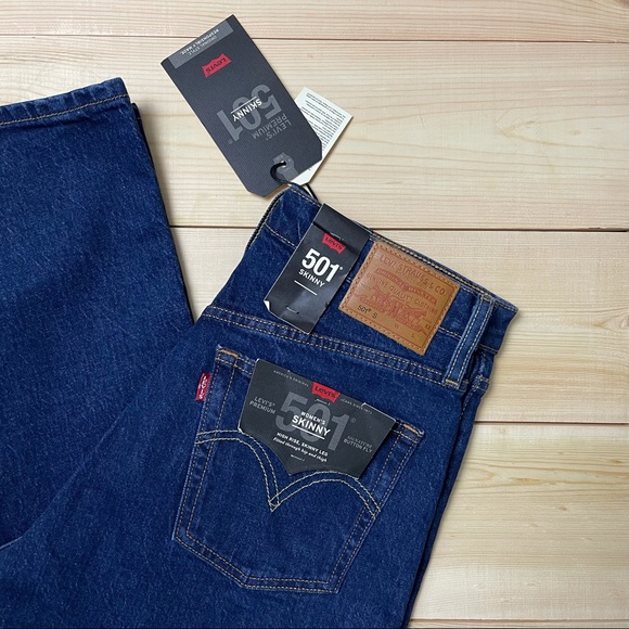 Levi’s 501 Skinny Jean Ultra High Rise Life’s Work - Picture 3 of 16